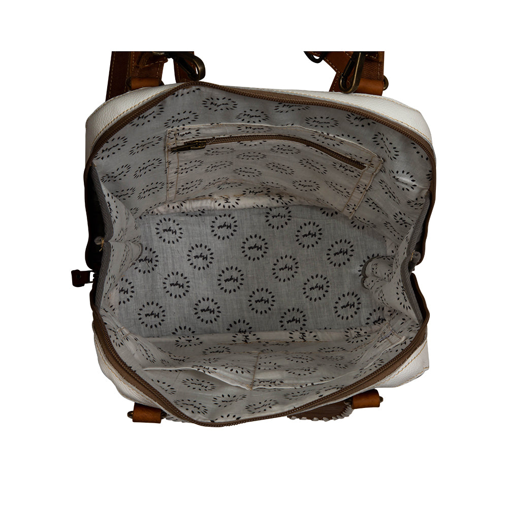 Prairie Grasslands Canvas and Hairon Backpack. - Myra USA