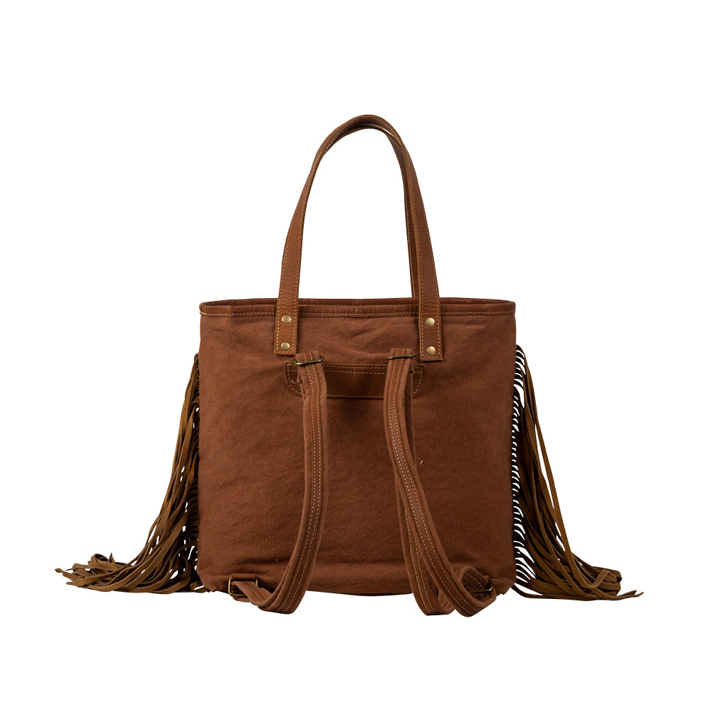 Sedona Star Fringed Tote Bag - Myra USA