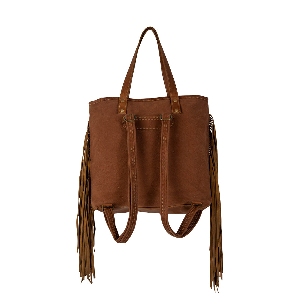 Sedona Star Fringed Tote Bag - Myra USA