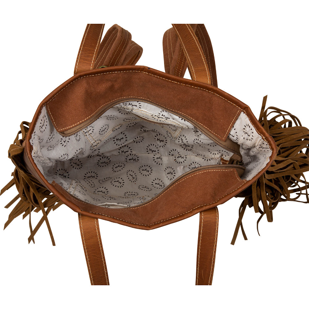 Sedona Star Fringed Tote Bag - Myra USA