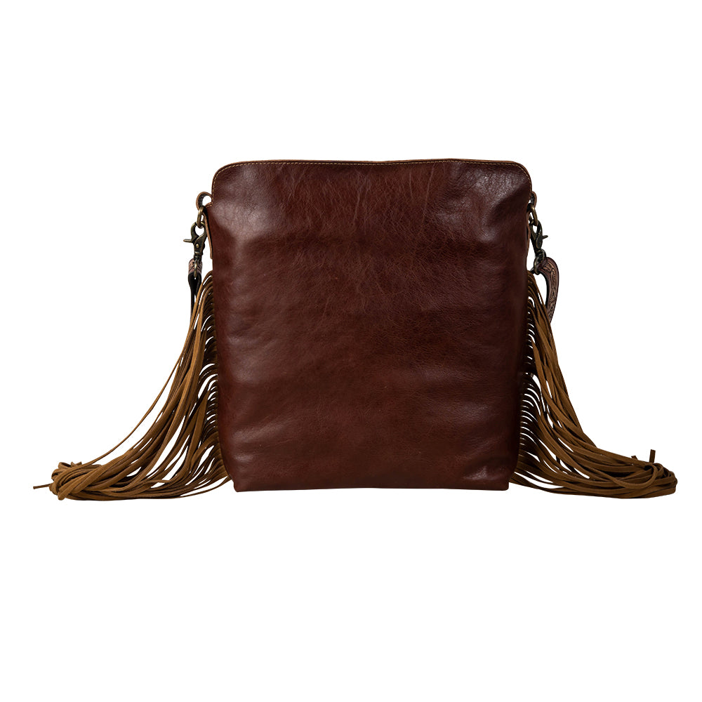 Artesia Way Fringed Hand-Tooled Bag - Myra USA