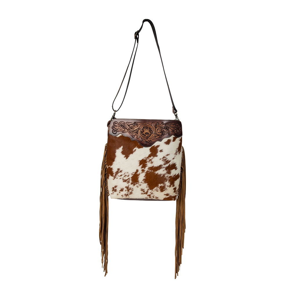 Artesia Way Fringed Hand-Tooled Bag - Myra USA