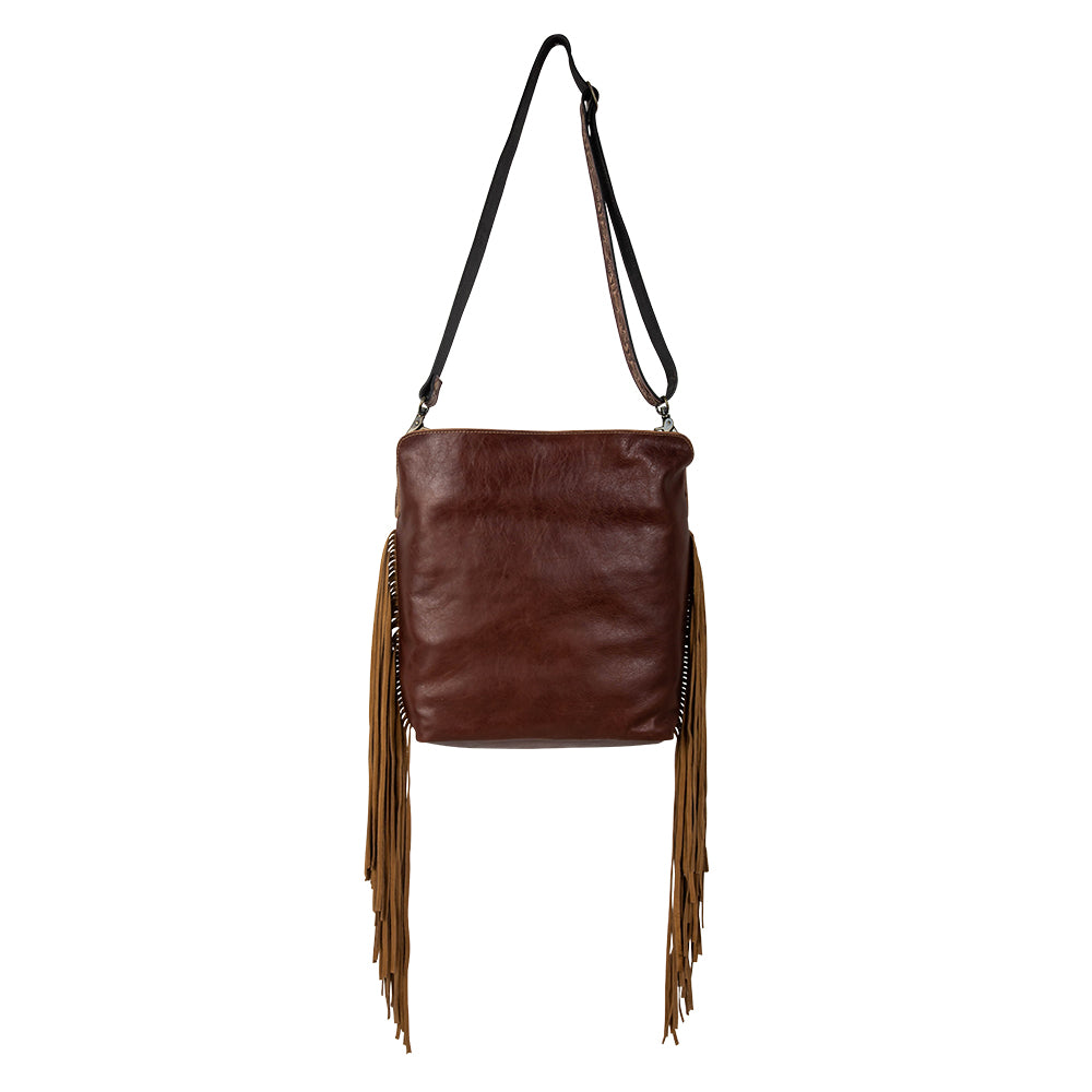 Artesia Way Fringed Hand-Tooled Bag - Myra USA