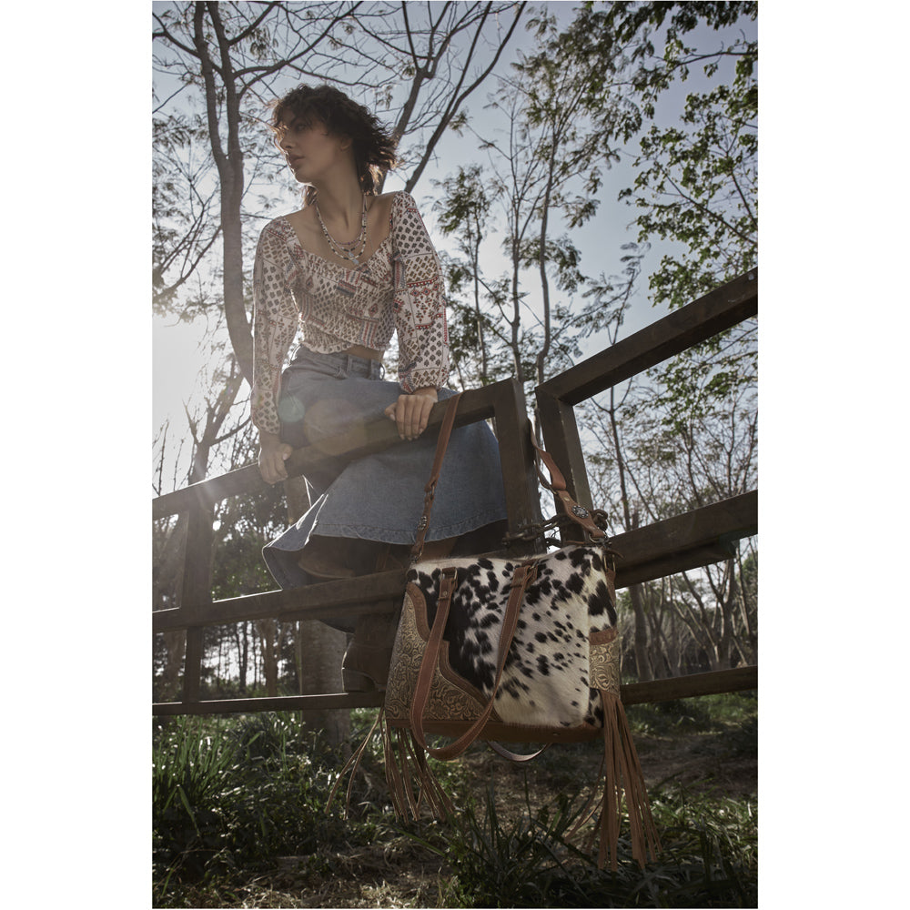 Laredo Hand-Tooled Concealed Carry Bag - Myra USA