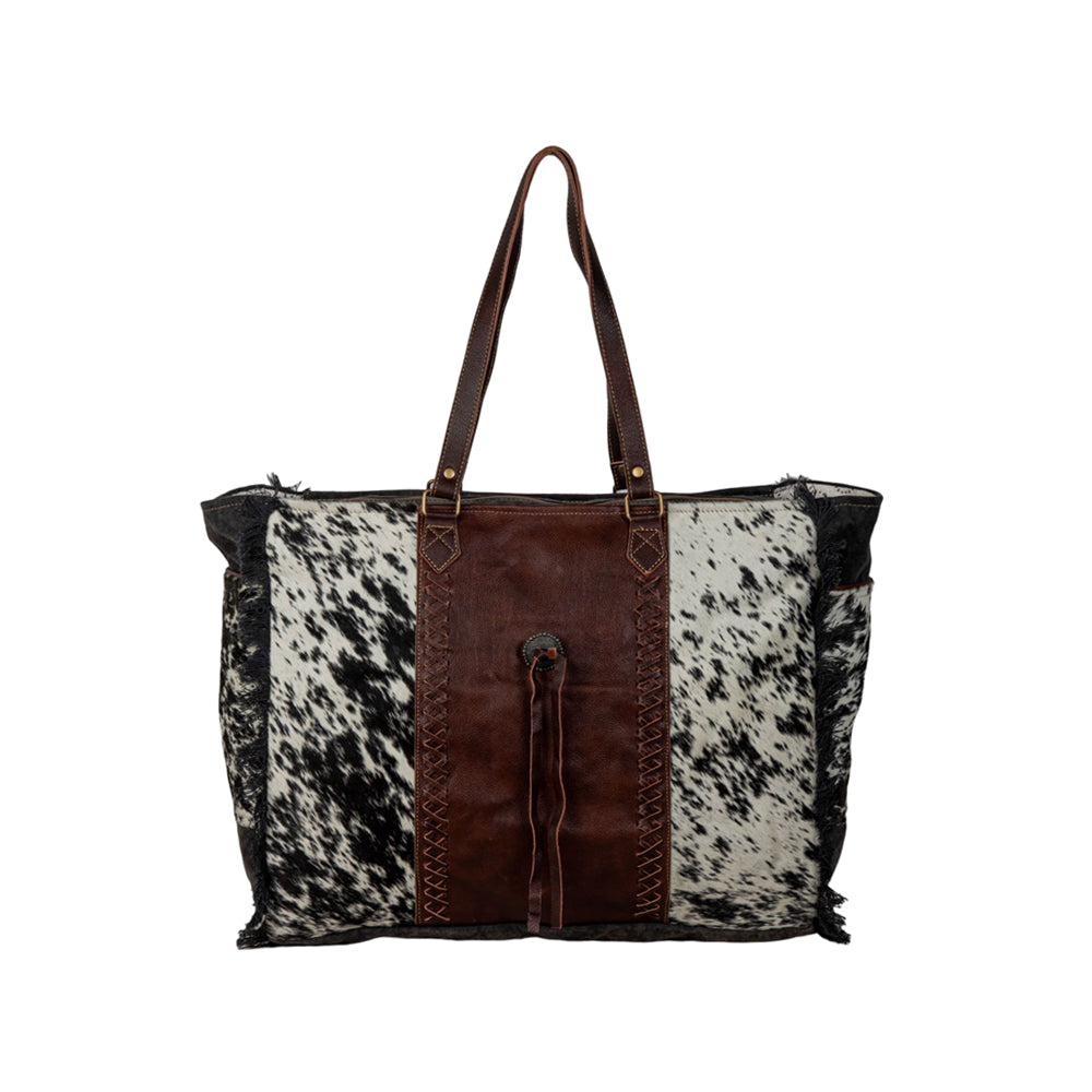 Rosalinda Cross Stitched Weekender Bag - Myra USA