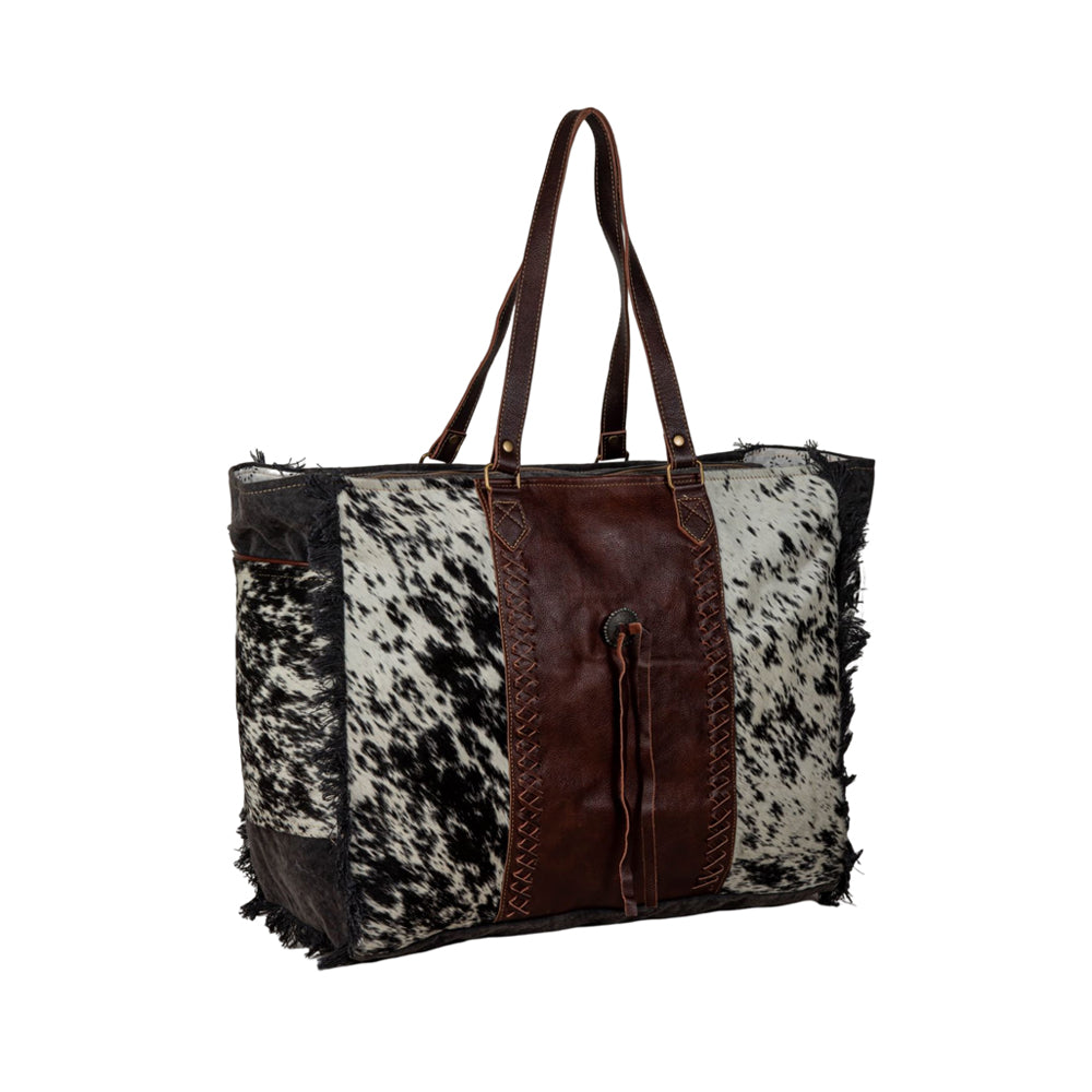 Rosalinda Cross Stitched Weekender Bag - Myra USA