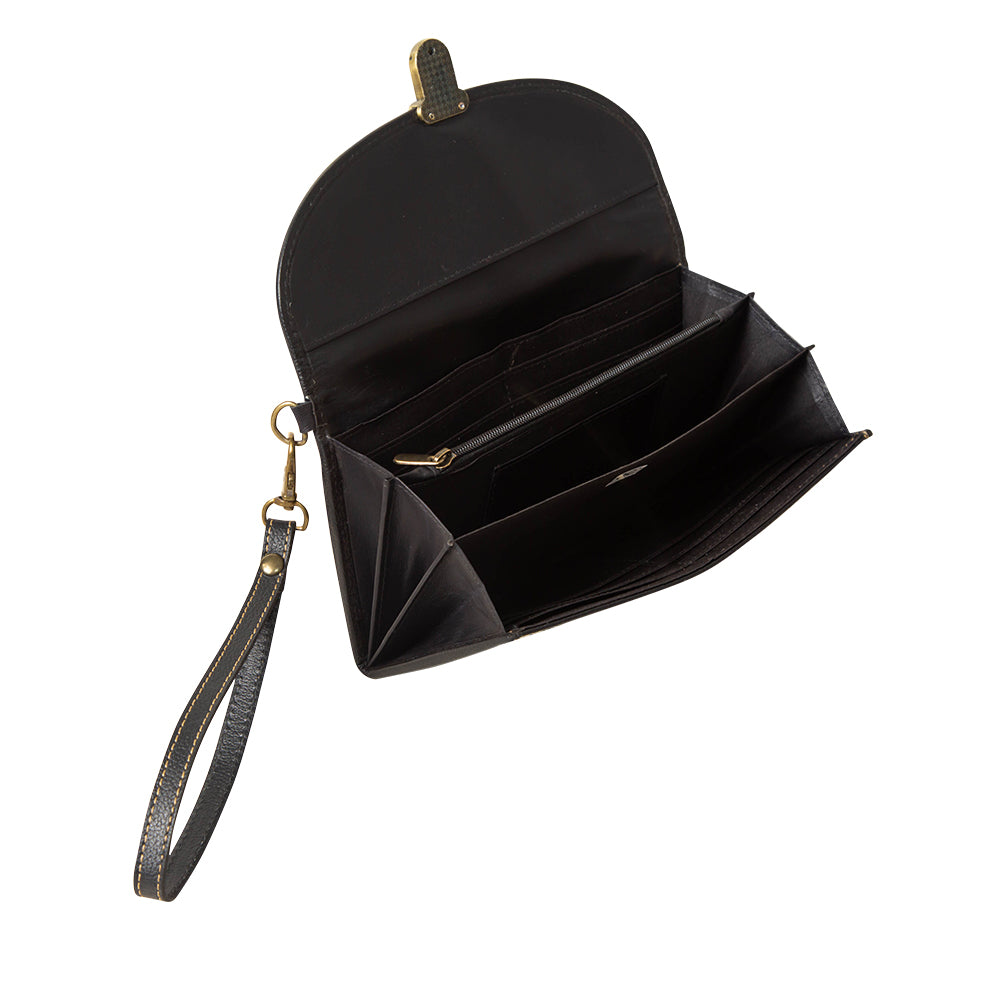 Estrella Wristlet Hairon Wallet - Myra USA