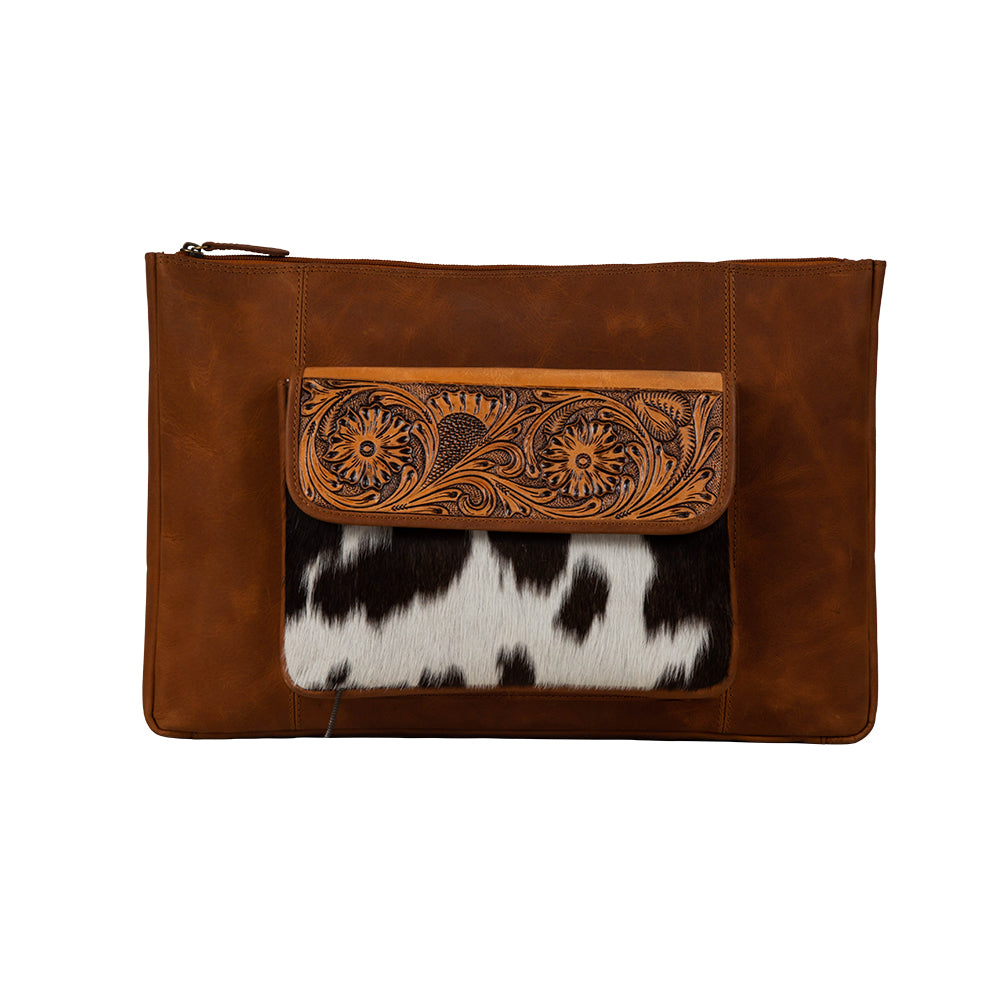 Wynona Hand-Tooled Combo Laptop Sleeve - Myra USA
