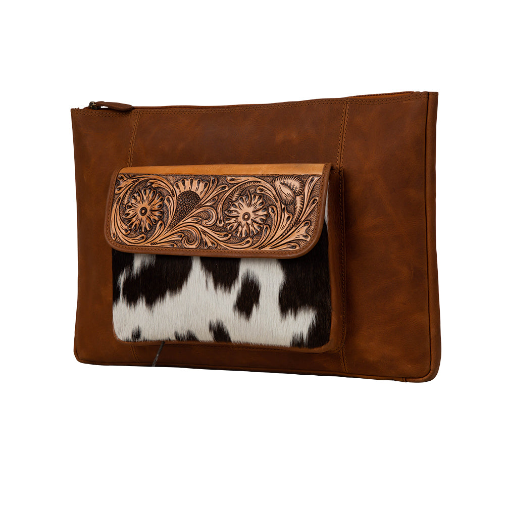Wynona Hand-Tooled Combo Laptop Sleeve - Myra USA