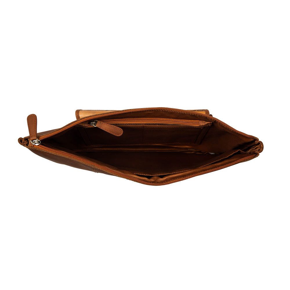 Wynona Hand-Tooled Combo Laptop Sleeve - Myra USA