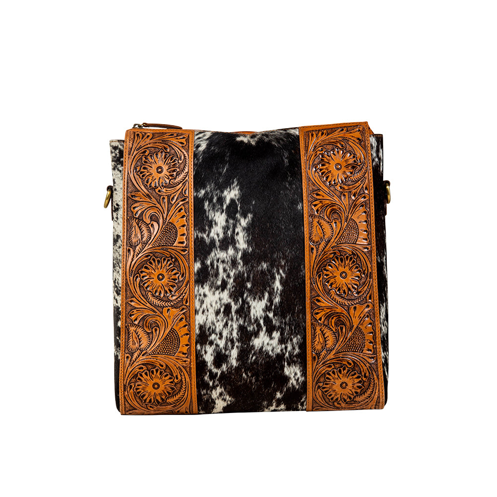 Wynona Fleur Hand-Tooled Bag - Myra USA
