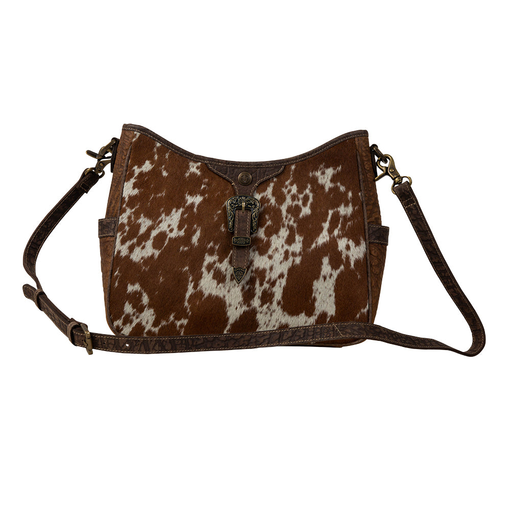 Heartwood Leather & Hairon Bag - Myra USA