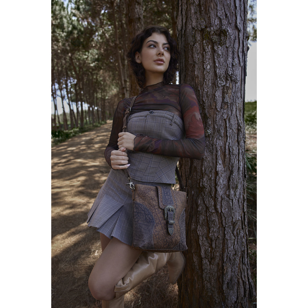 Billings Creek Leather & Hairon Bag - Myra USA