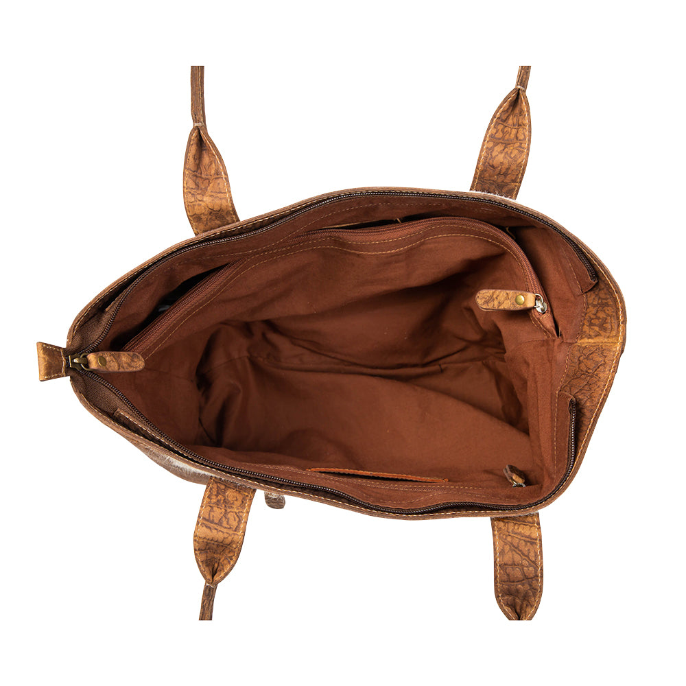 Devonie Leather & Hairon Bag - Myra USA