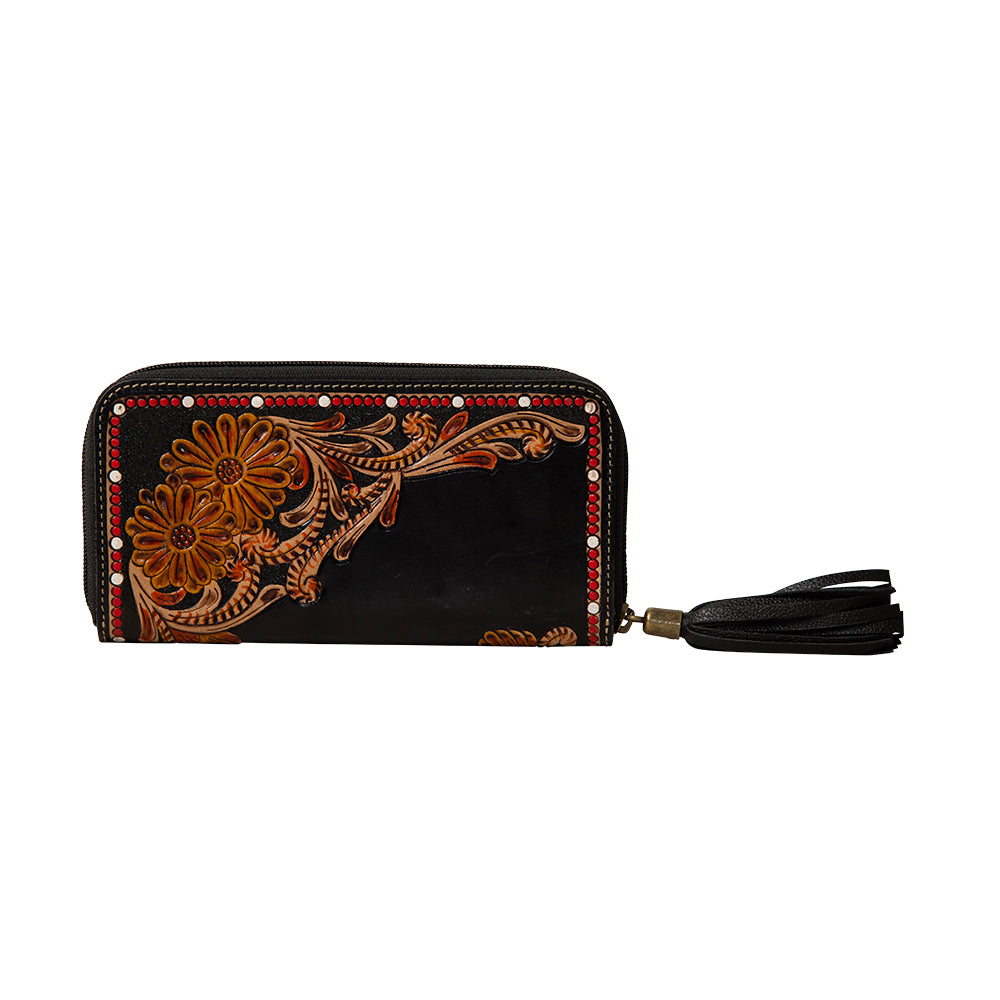 Cavender Trail Hand-Tooled Wallet - Myra USA