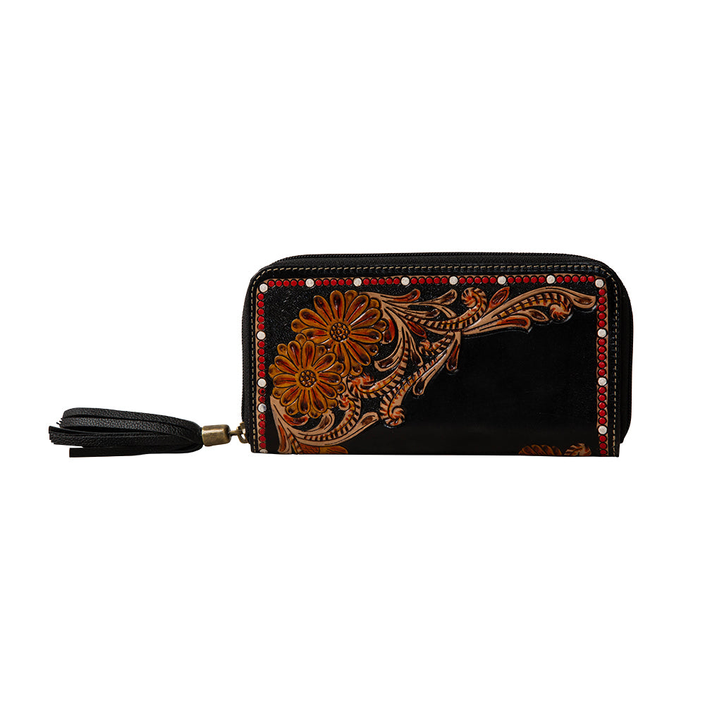 Cavender Trail Hand-Tooled Wallet - Myra USA