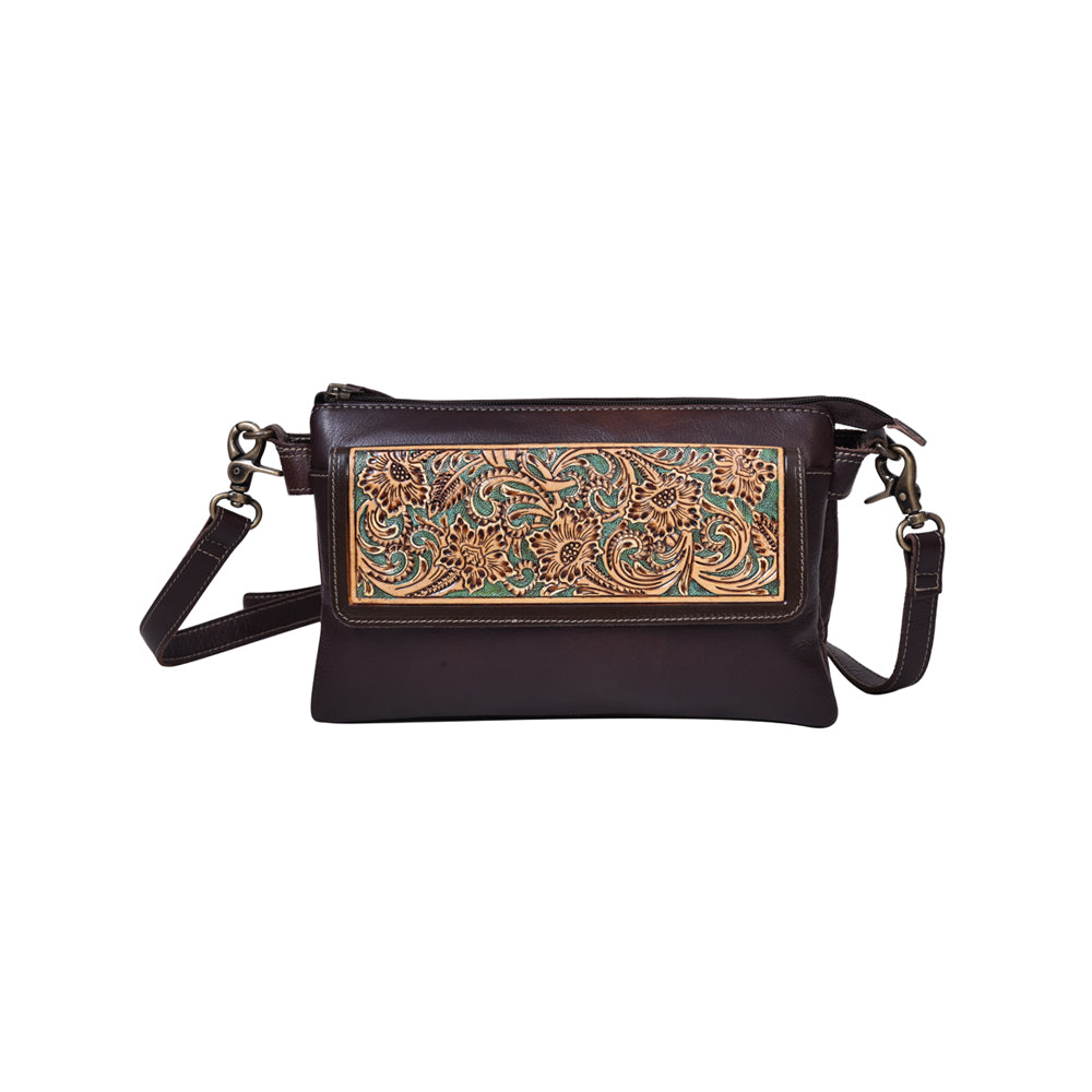 Magnolia Morn Hand-Tooled Bag - Myra USA