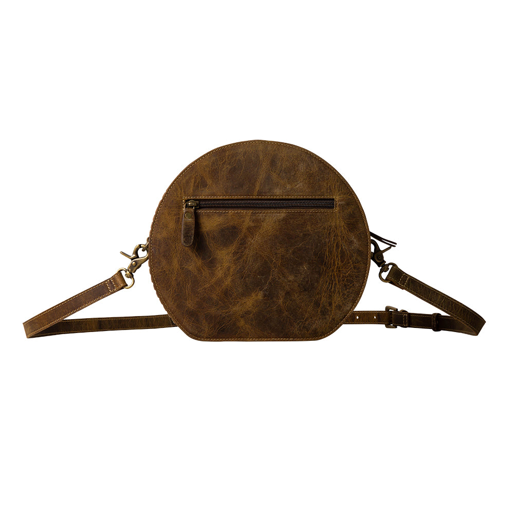 Sand Weaver Round Bag. - Myra USA