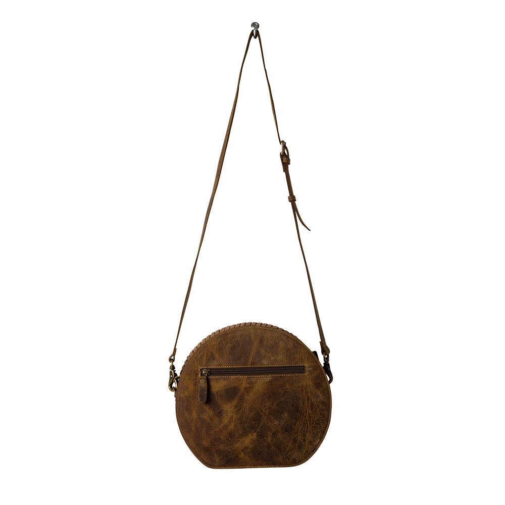 Sand Weaver Round Bag. - Myra USA