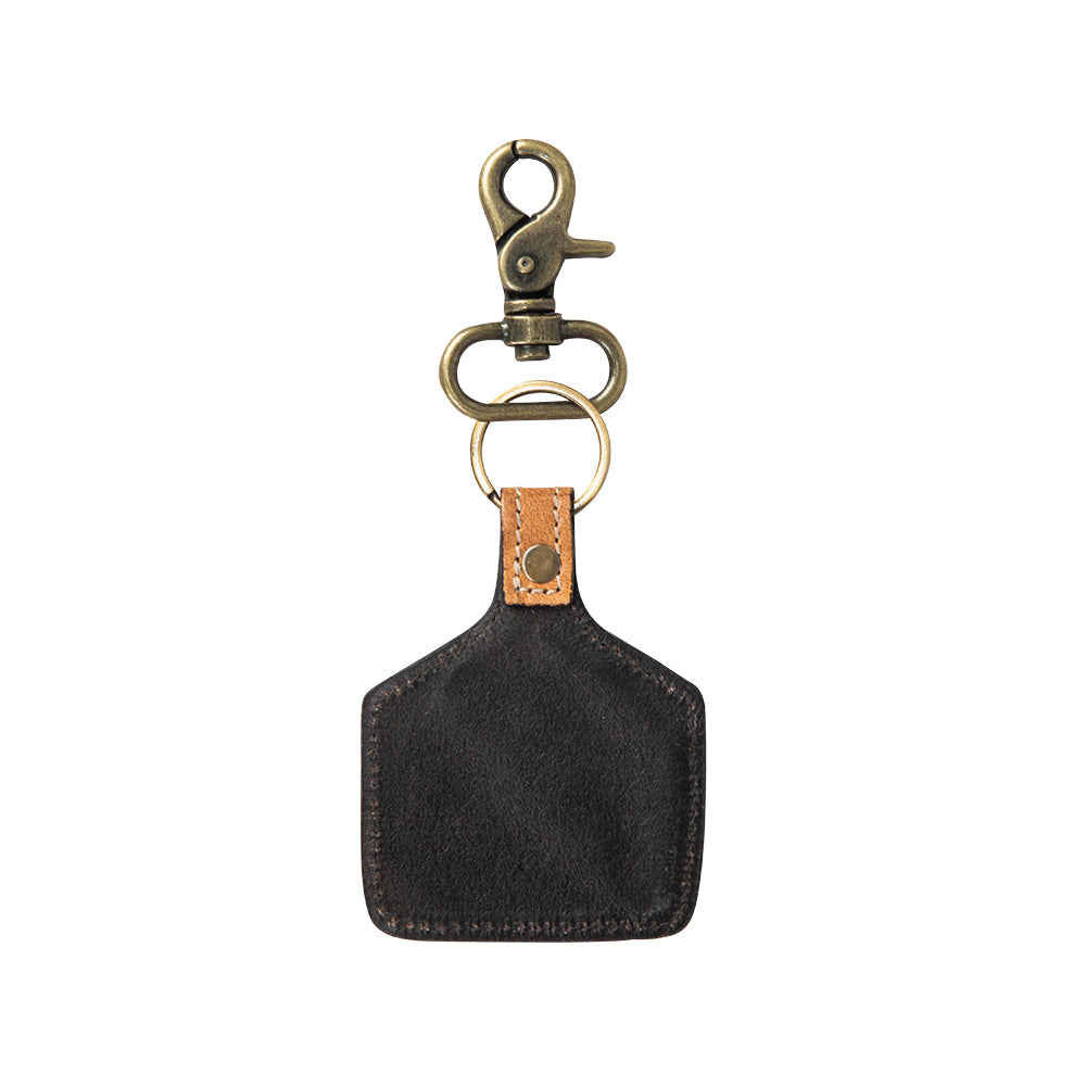 Desert Bloom Hand-Tooled Key Fob - Myra USA