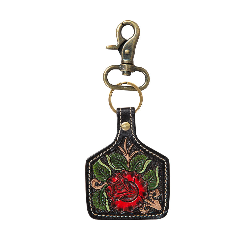 Santa Rosa Hand-Tooled Key Fob - Myra USA