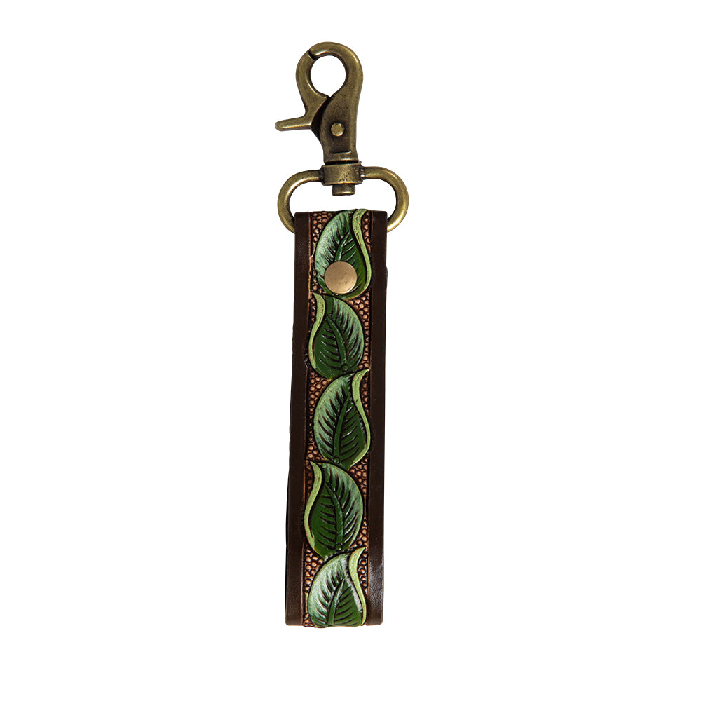 River Valley Hand-Tooled Key Fob - Myra USA