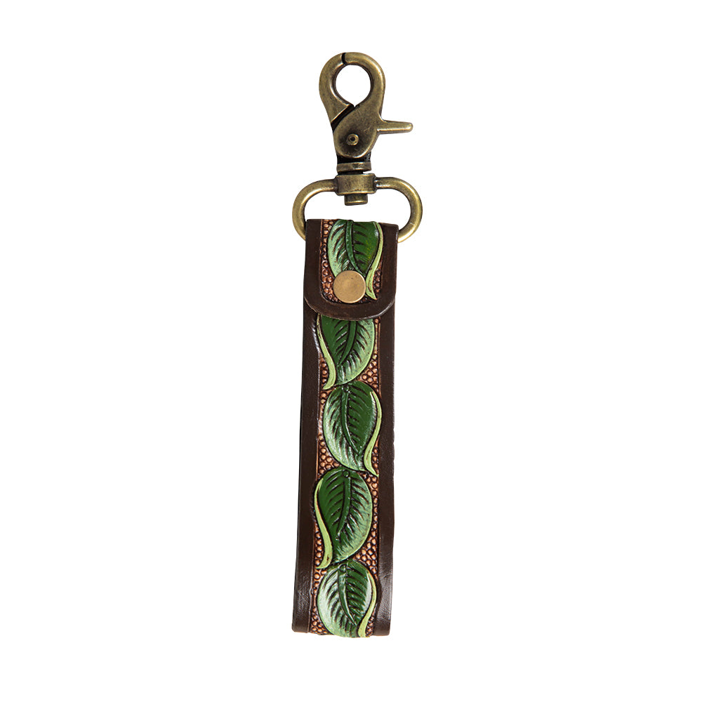 River Valley Hand-Tooled Key Fob - Myra USA