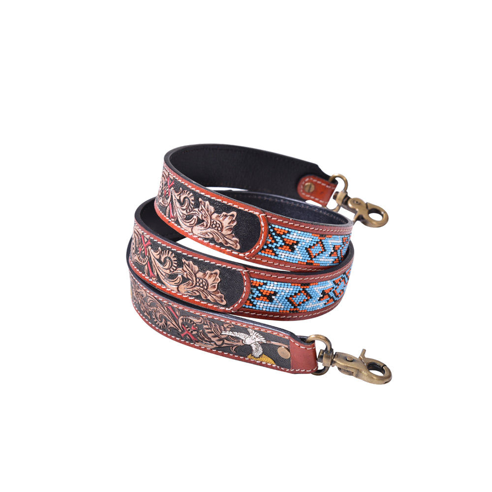 Dove Song Hand-Tooled Strap - Myra USA
