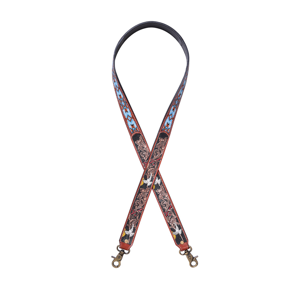 Dove Song Hand-Tooled Strap - Myra USA