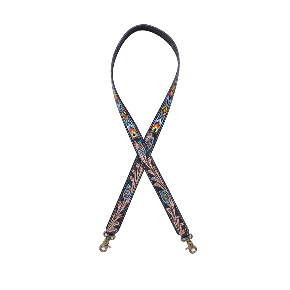 Blazing Sun Hand-Tooled Strap - Myra USA