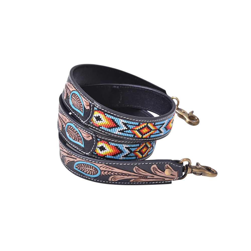 Blazing Sun Hand-Tooled Strap - Myra USA