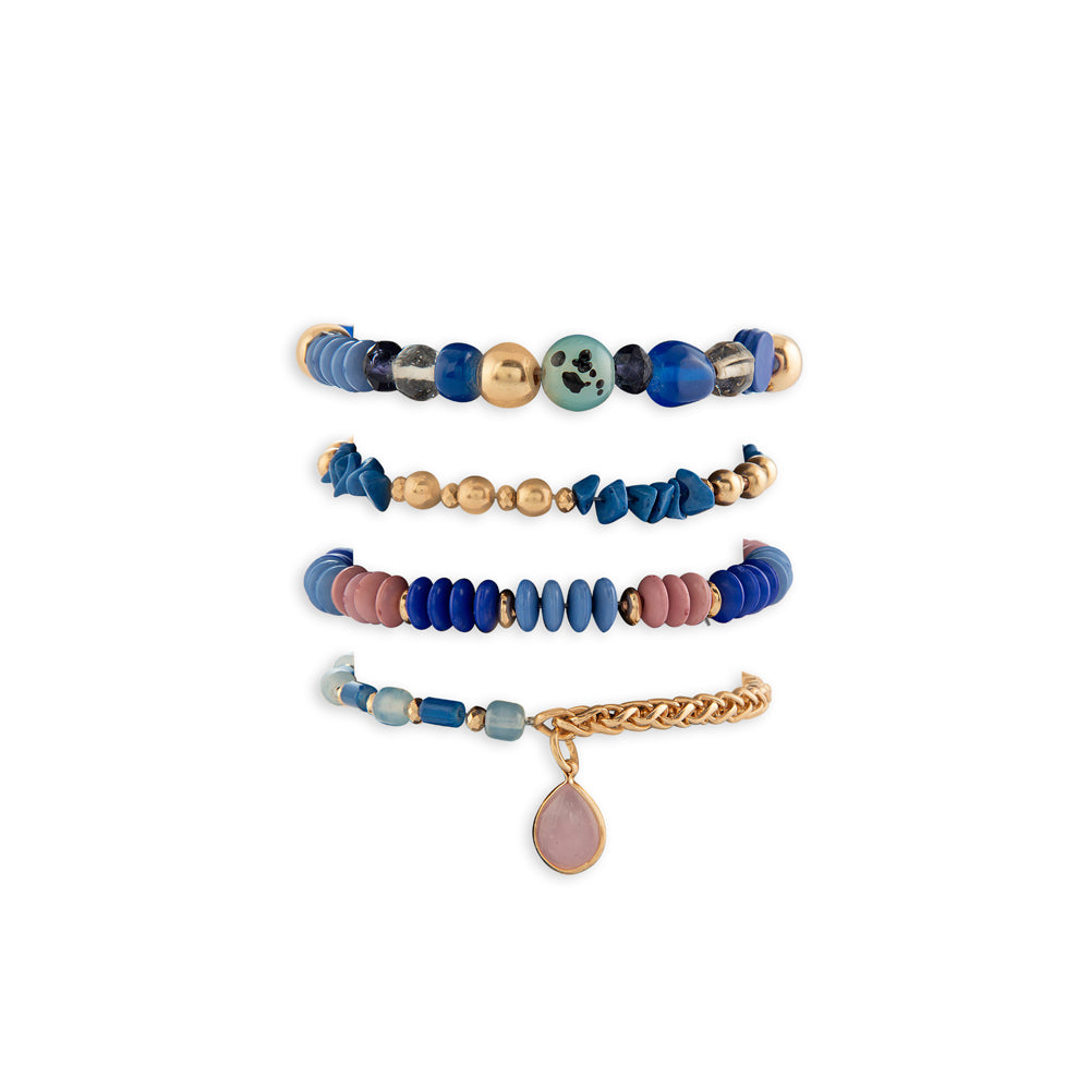 Vintage Elegance Stacked Bracelet - Myra USA