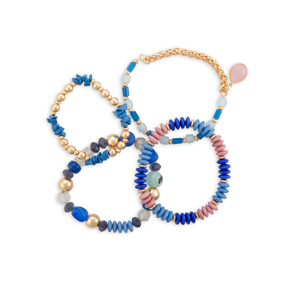 Vintage Elegance Stacked Bracelet - Myra USA