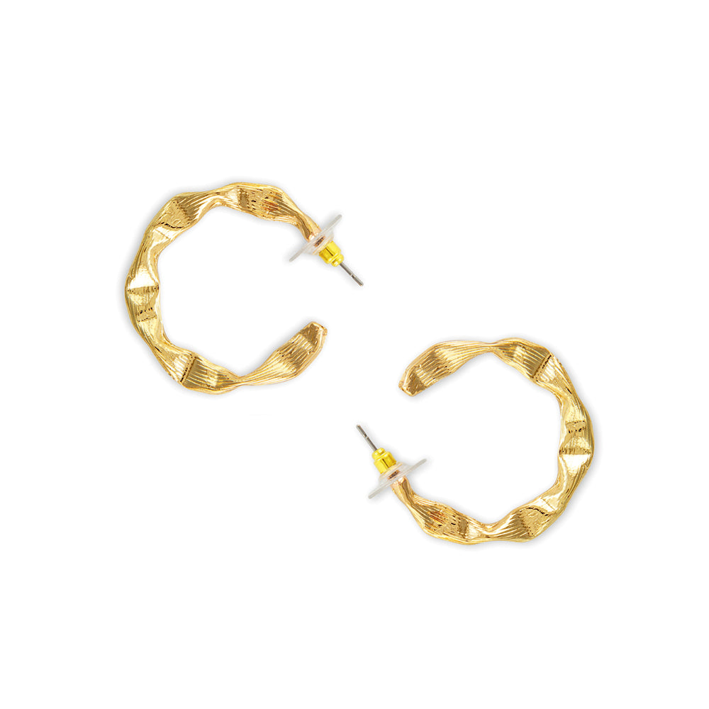 Golden Sunrise Hoop Earrings - Myra USA