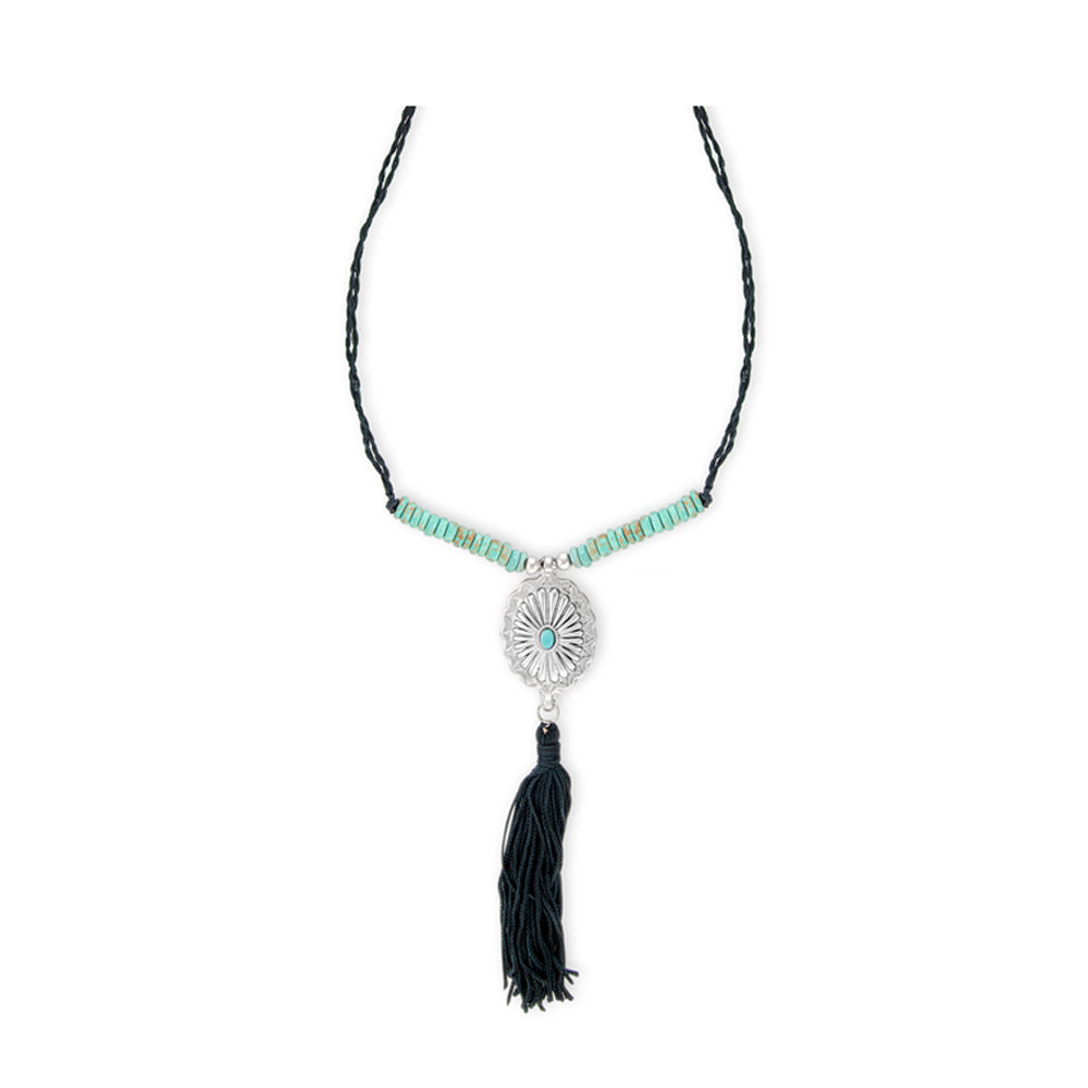 Bohemian Beauty Tassled Necklace - Myra USA