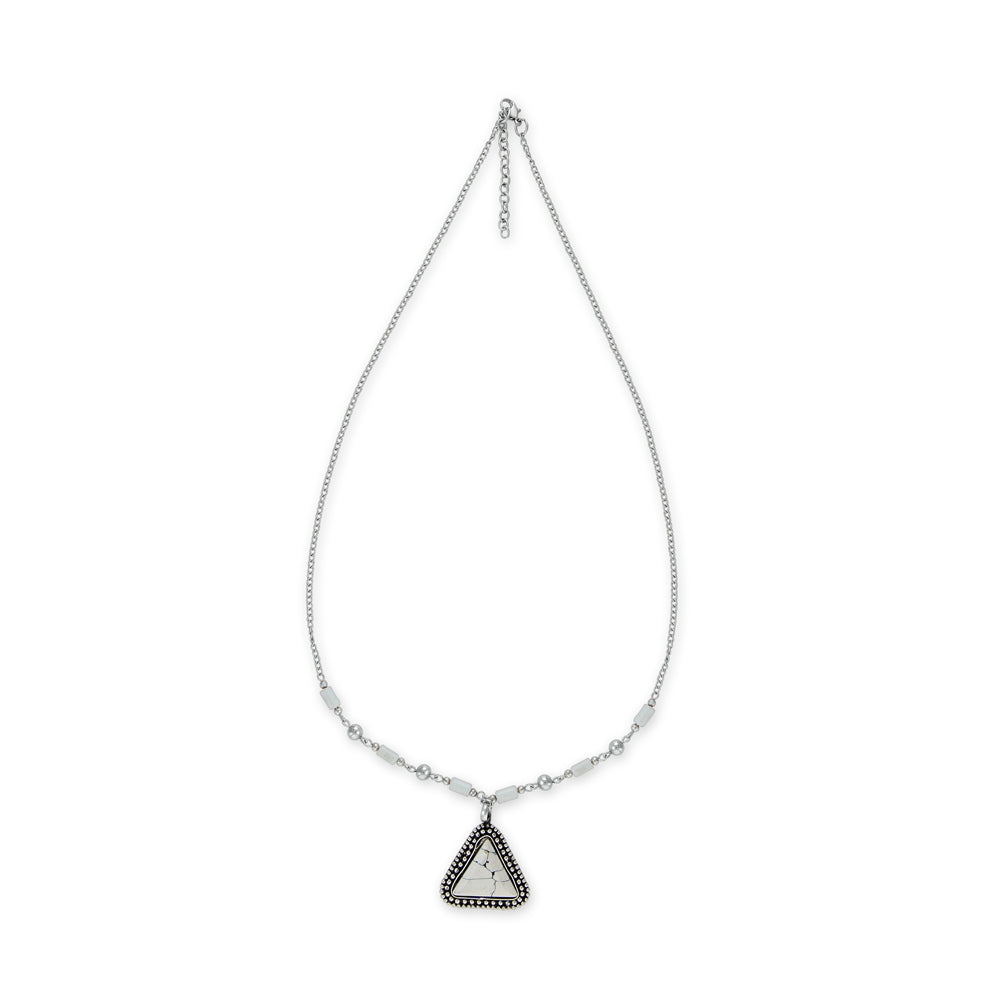 Boho Chic Silver Necklace - Myra USA
