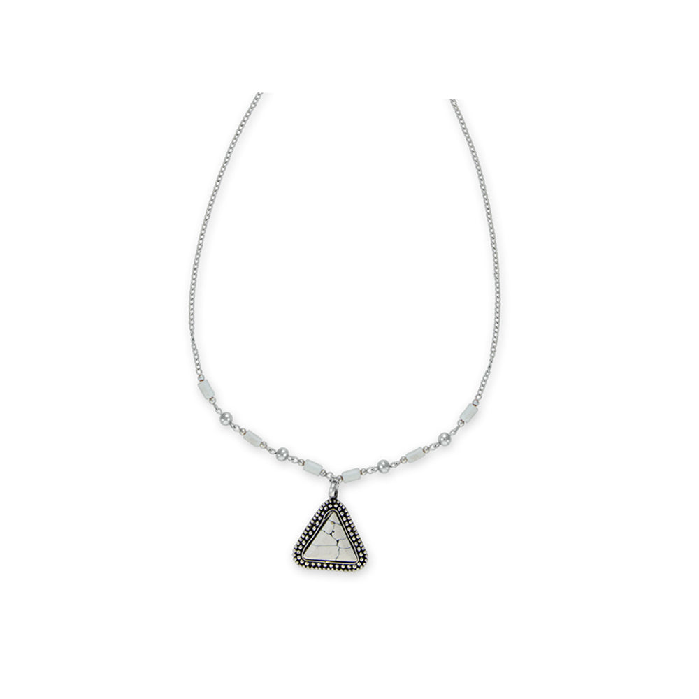 Boho Chic Silver Necklace - Myra USA