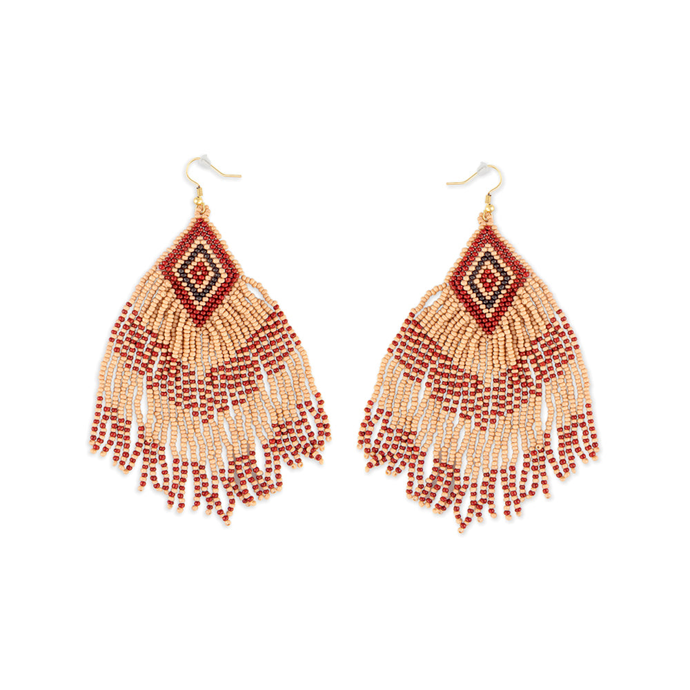 Desert Heritage Beaded Earrings - Myra USA