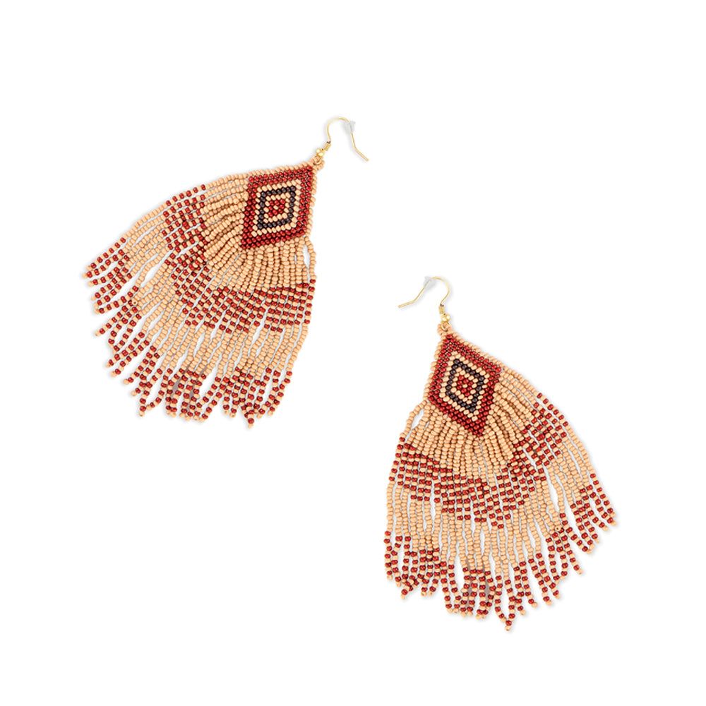 Desert Heritage Beaded Earrings - Myra USA