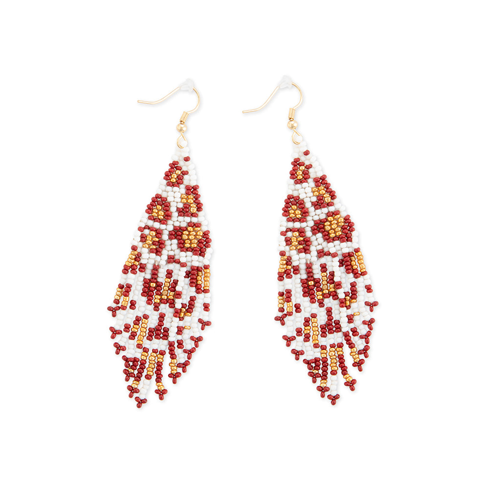 Firefly Flicker Beaded Earrings - Myra USA