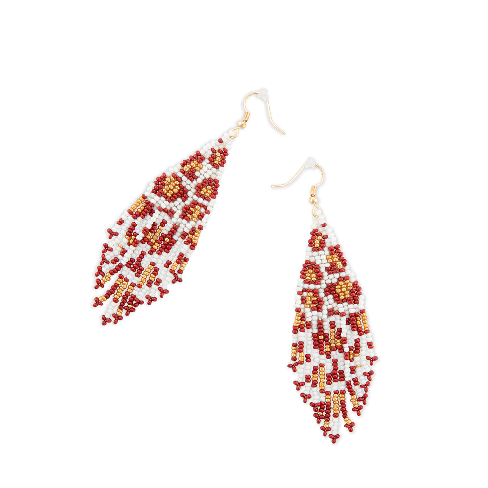Firefly Flicker Beaded Earrings - Myra USA