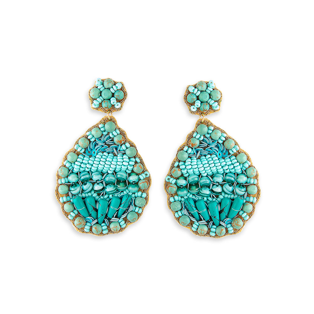 Ocean Dreams Beaded Earrings - Myra USA