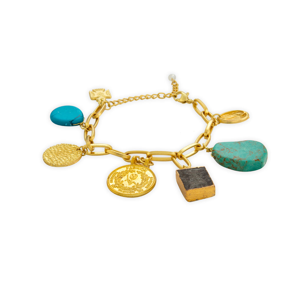 World Travels Charm Bracelet - Myra USA