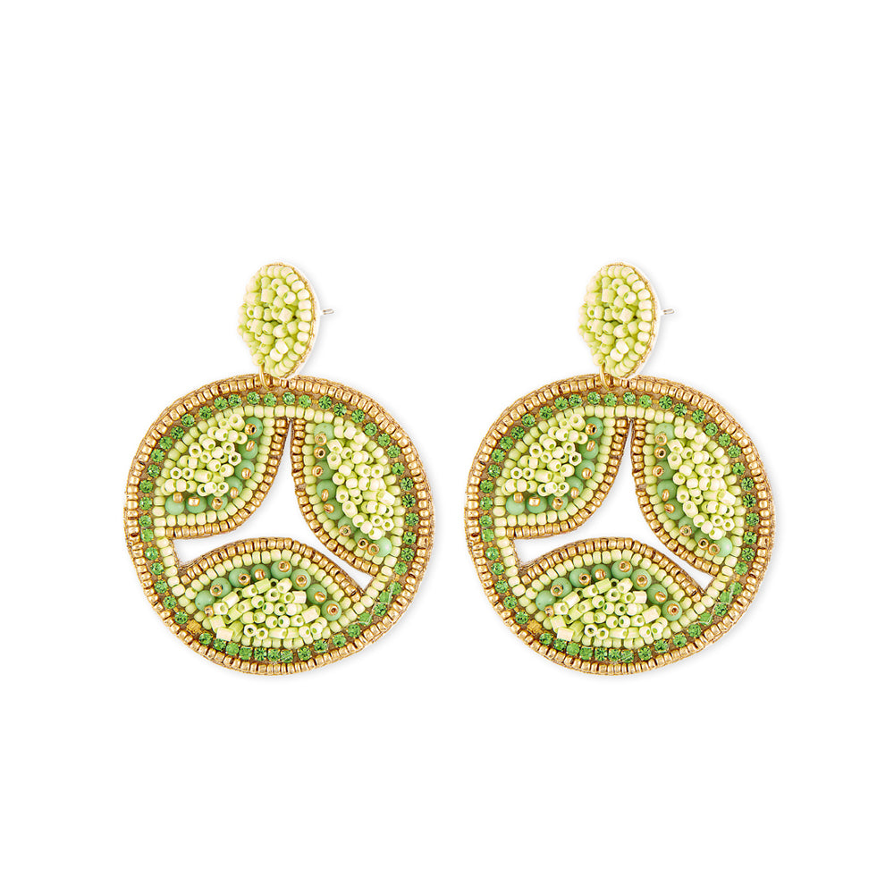 Meadow Radiance Beaded Earrings - Myra USA