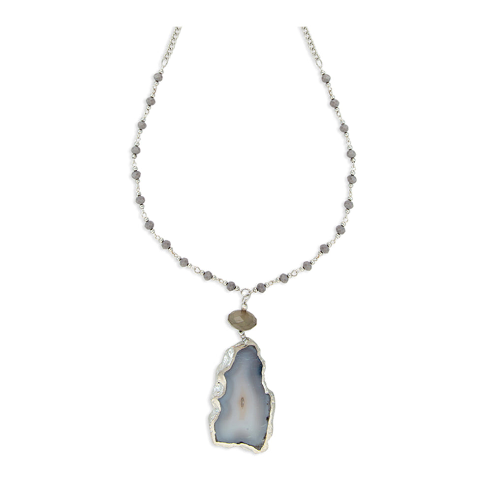 Gladness Stone Pendant Necklace - Myra USA