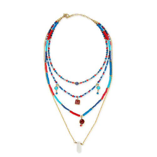 Color Delights & Dreams Tiered Necklace - Myra USA