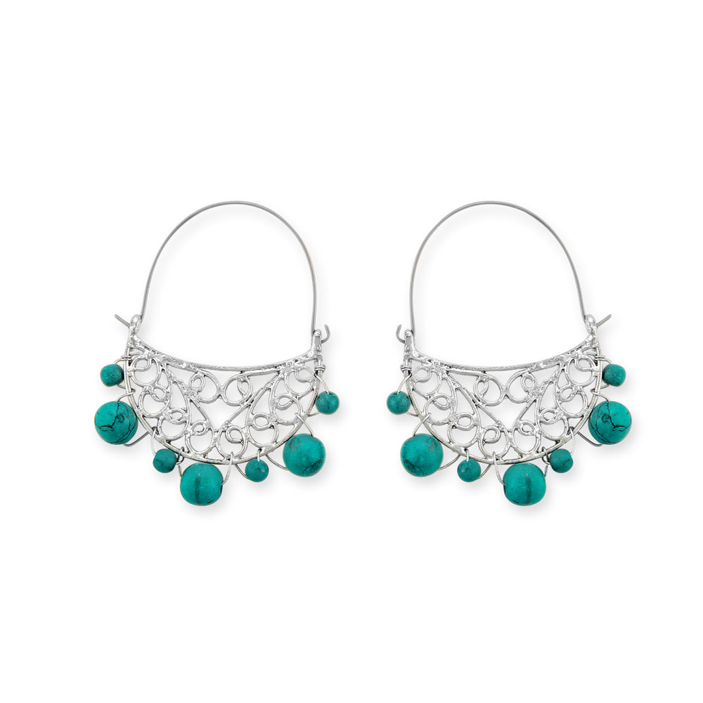 Sky Shine Intricate Earrings - Myra USA