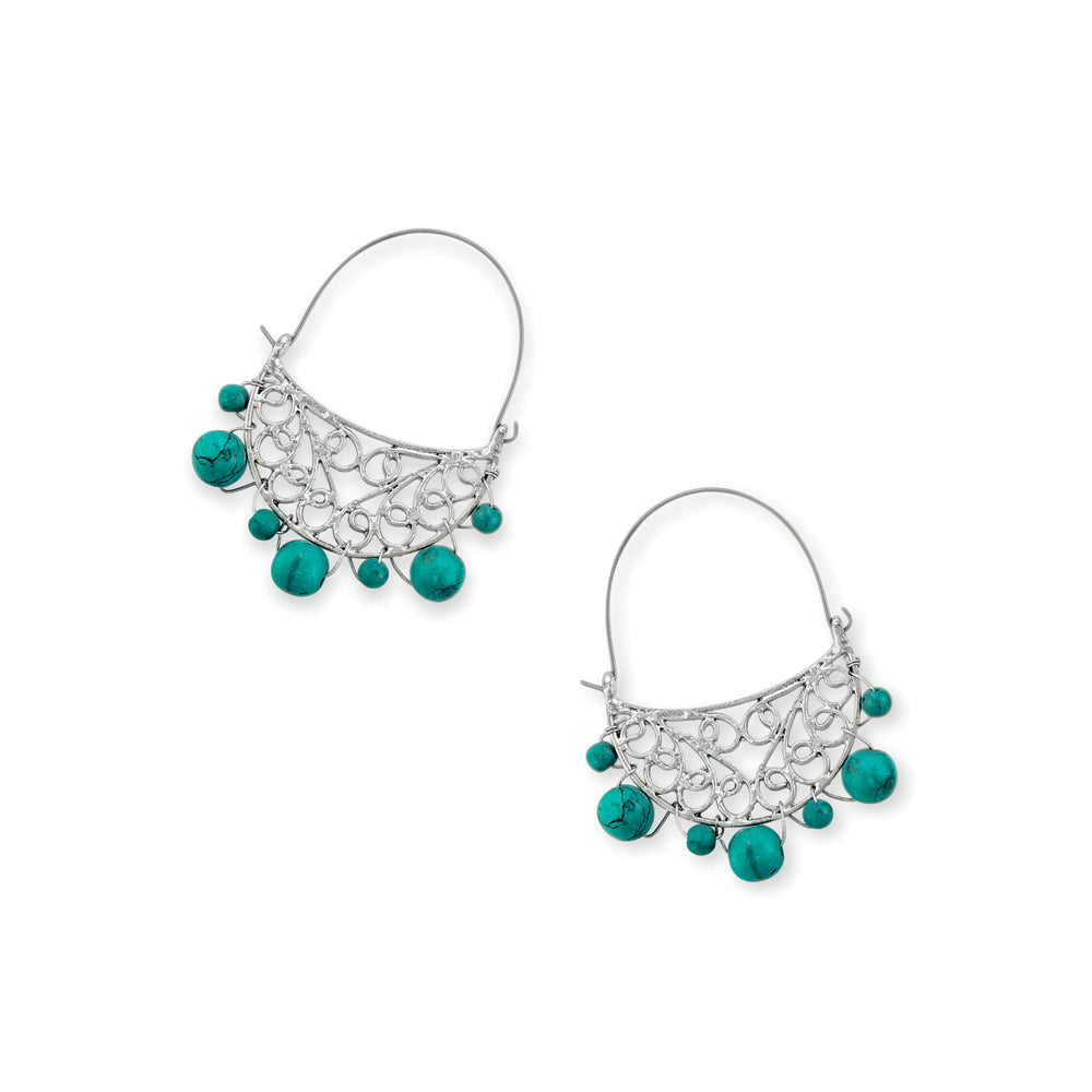 Sky Shine Intricate Earrings - Myra USA