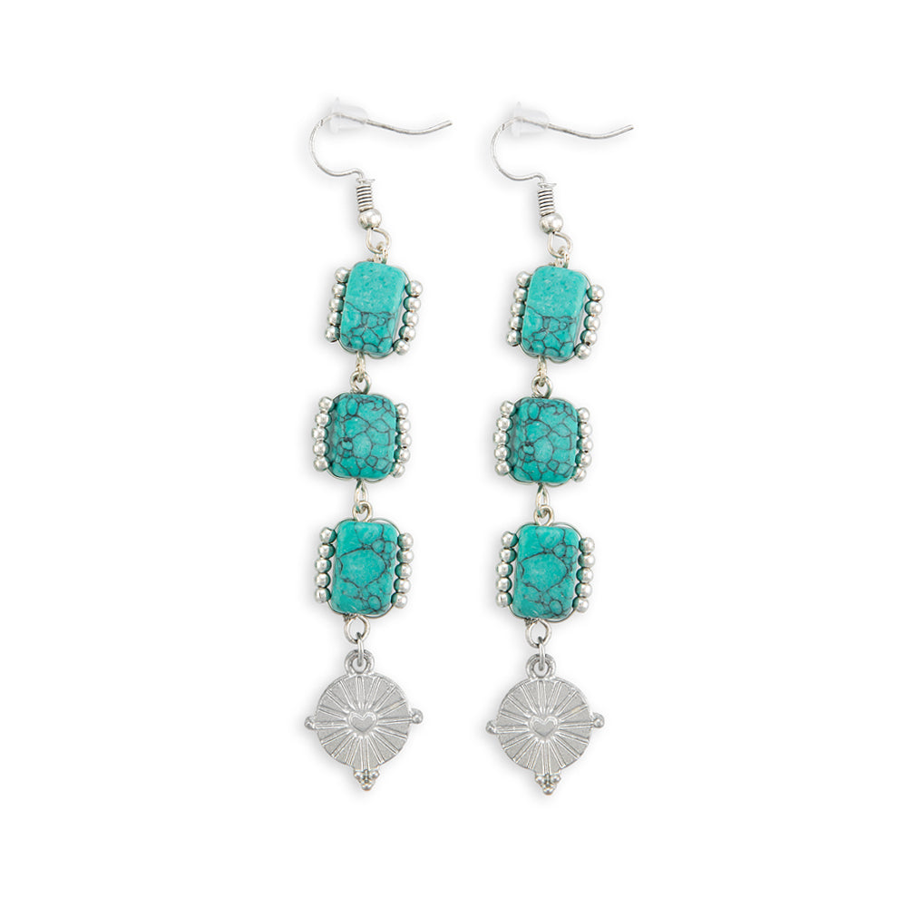 Rustic Refinement Earrings - Myra USA