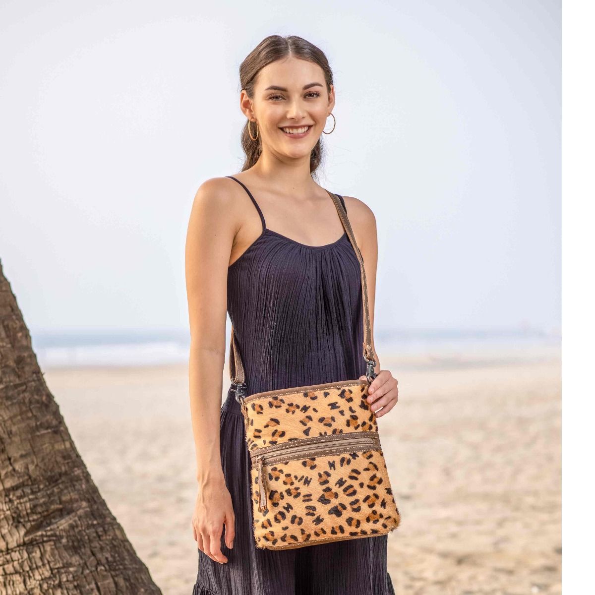 Feisty Leather & Hairon Bag - MyraUSA